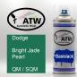 Preview: Dodge, Bright Jade Pearl, QM / SQM: 400ml Sprühdose, von ATW Autoteile West.